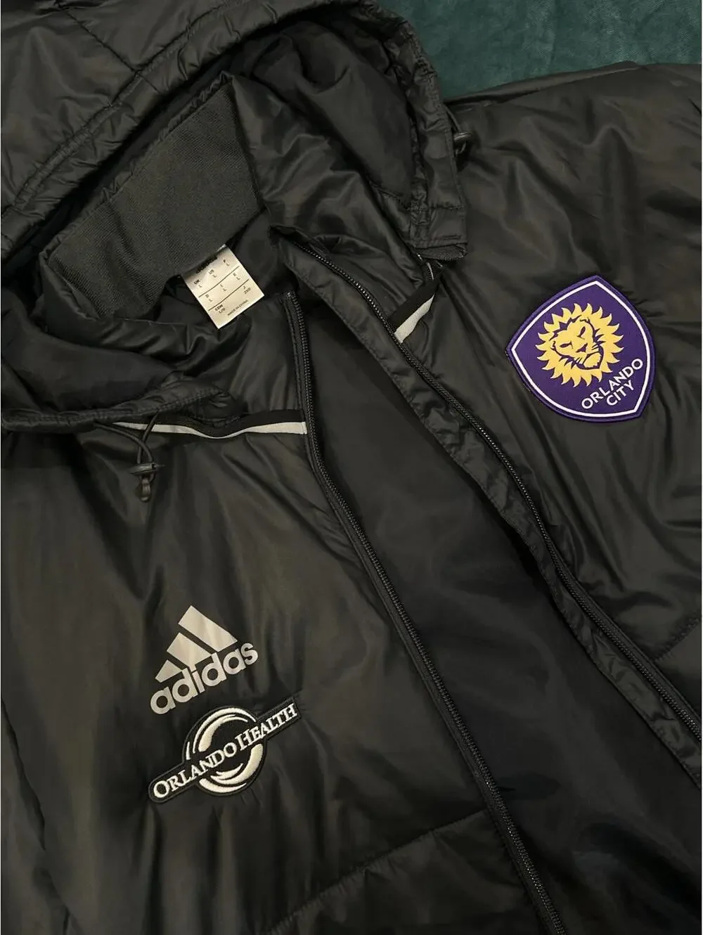 Men's Large Adidas x Orlando City x Orlando Health Parka